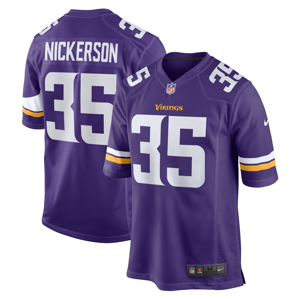 Parry Nickerson Minnesota Vikings Nike Home Game   Jersey - Purple