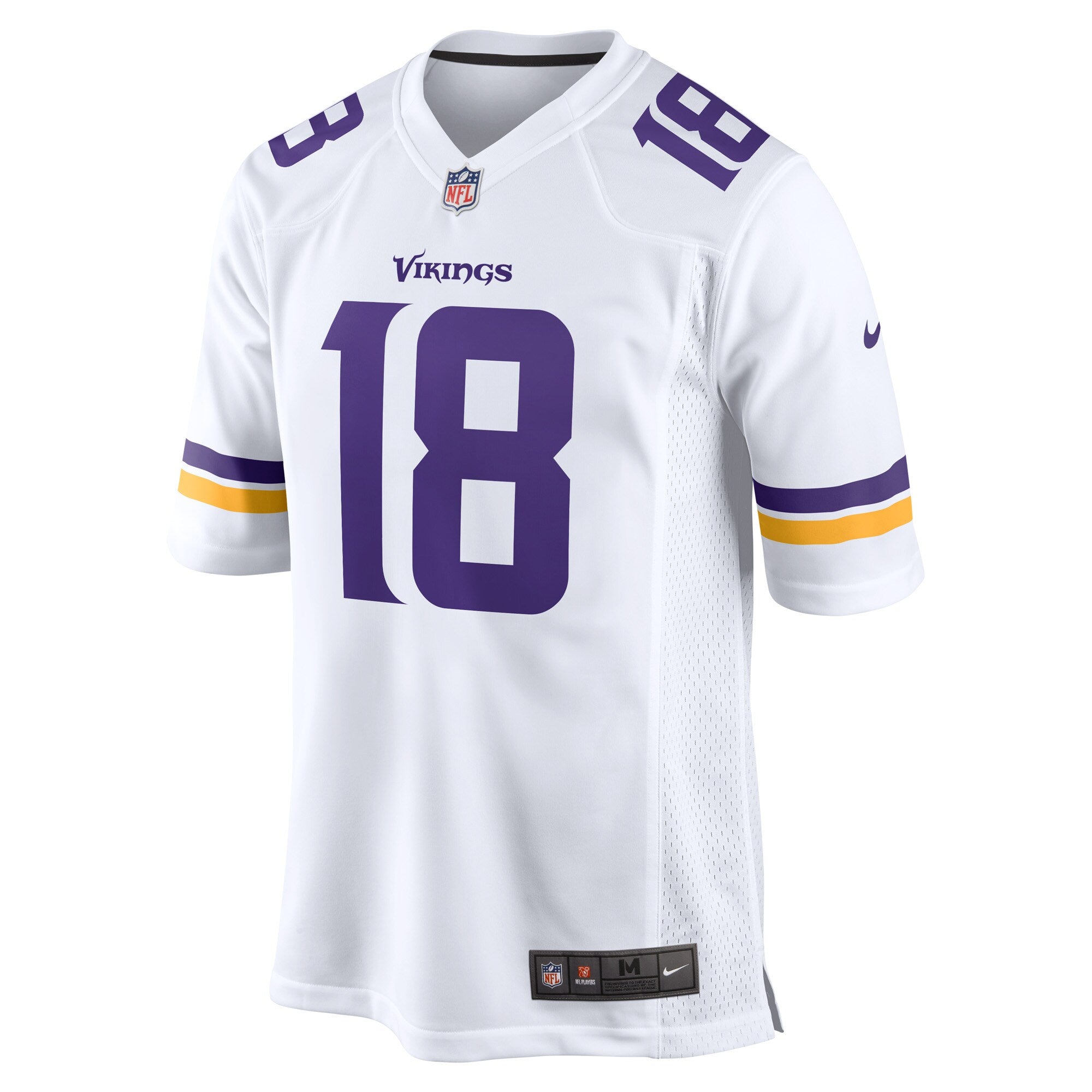 Justin Jefferson Minnesota Vikings Nike Game   Jersey - White���������YOUTH���������