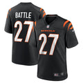 Jordan Battle Cincinnati Bengals Nike Team Game Jersey -  Black