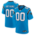 Custom1 Carolina Panthers Blue Alternate Game Jersey1