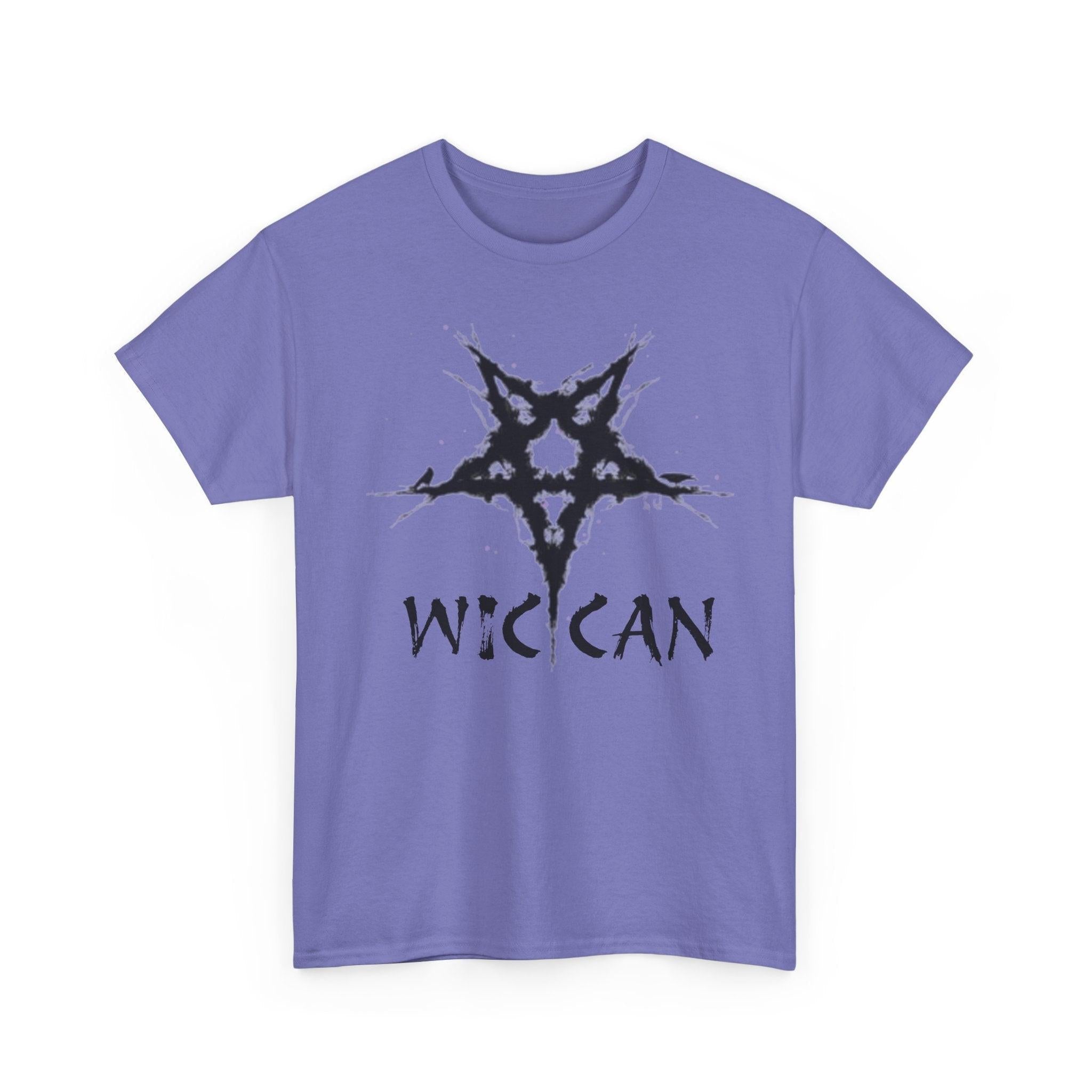 Wiccan Pentagram Tee, Unisex Shirt, Pagan Symbol Top, Witchcraft Clothing, Occult Graphic Tshirt, Spiritual Apparel
