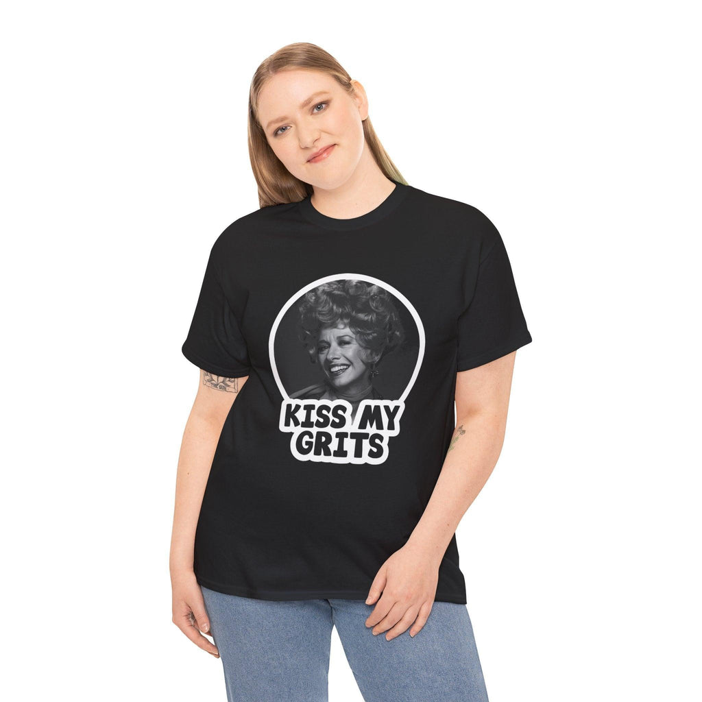 Kiss My Grits Retro T-Shirt, Unisex Tee, Vintage Alice TV Show Apparel, Flo Quote Shirt, Funny Graphic Tee