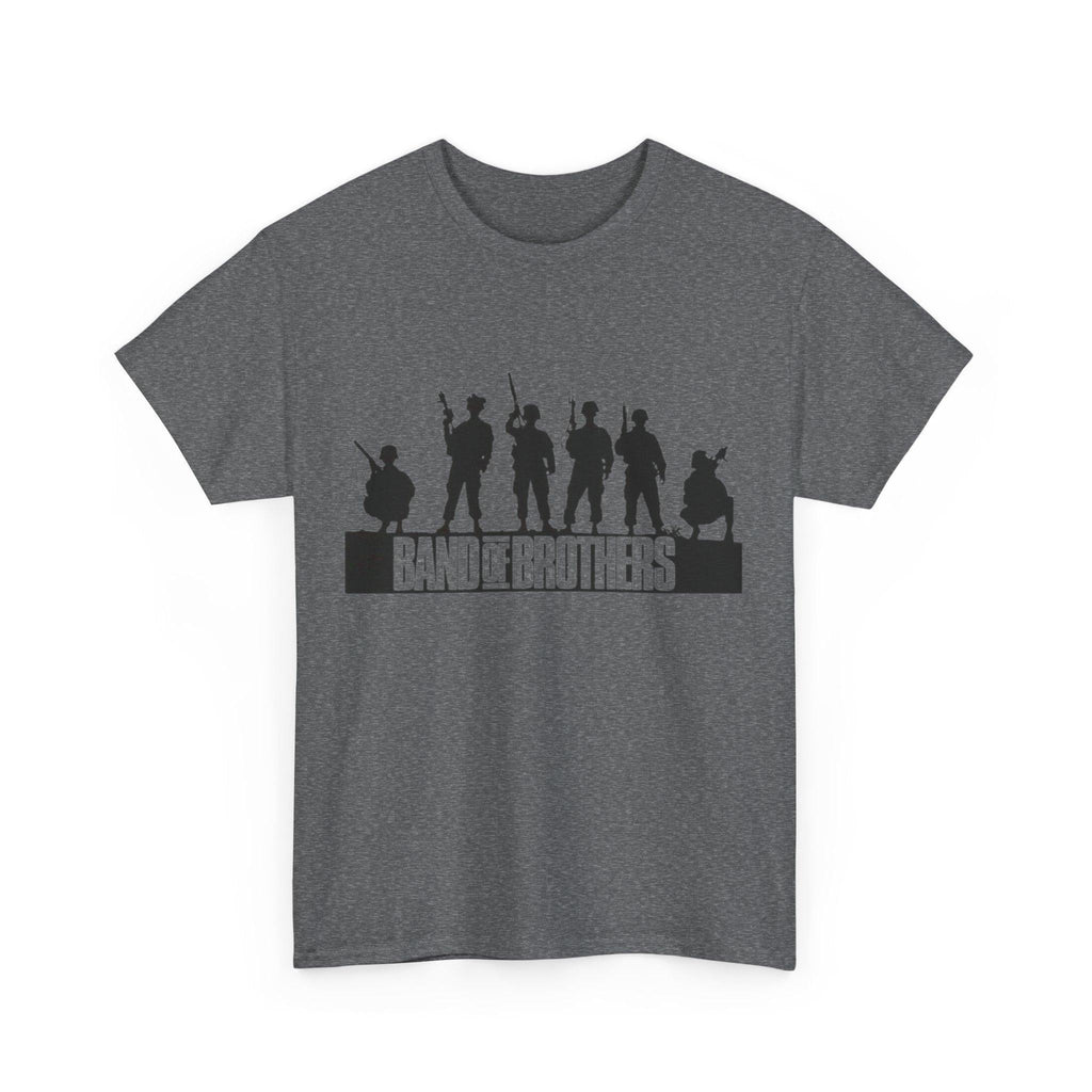 Band of Brothers Unisex Heavy Cotton Tee, Men's Graphic Tee, Women's Vintage T-Shirt, Retro Gift Shirt, Military History Top