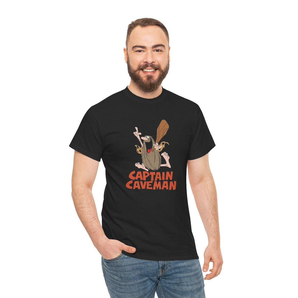 Captain Caveman Graphic Tee - Fun Retro Cartoon Unisex Shirt, Vintage Cartoon Character Top, Animated TV Show Tee, Unique Gift Shirt,