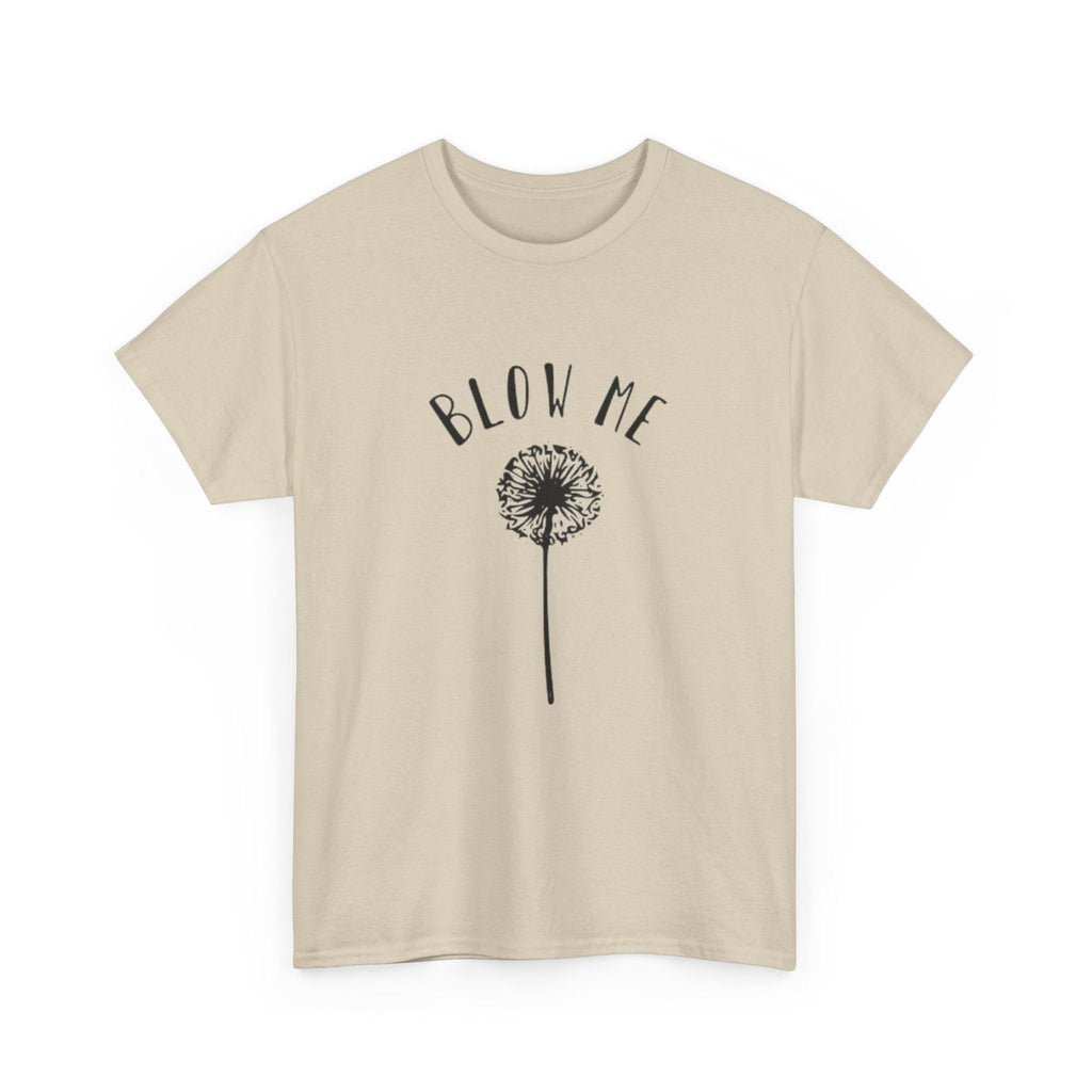 Dandelion Blow Me Tee, Unisex Graphic Shirt, Botanical Nature Top, Flower Lover Gift, Gardener T-Shirt, Floral Print Apparel