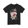 Rocking Roll Poker Cards Unisex Tee, Gambling T-Shirt, Casino Shirt, Card Player Gift, Music Lover Apparel