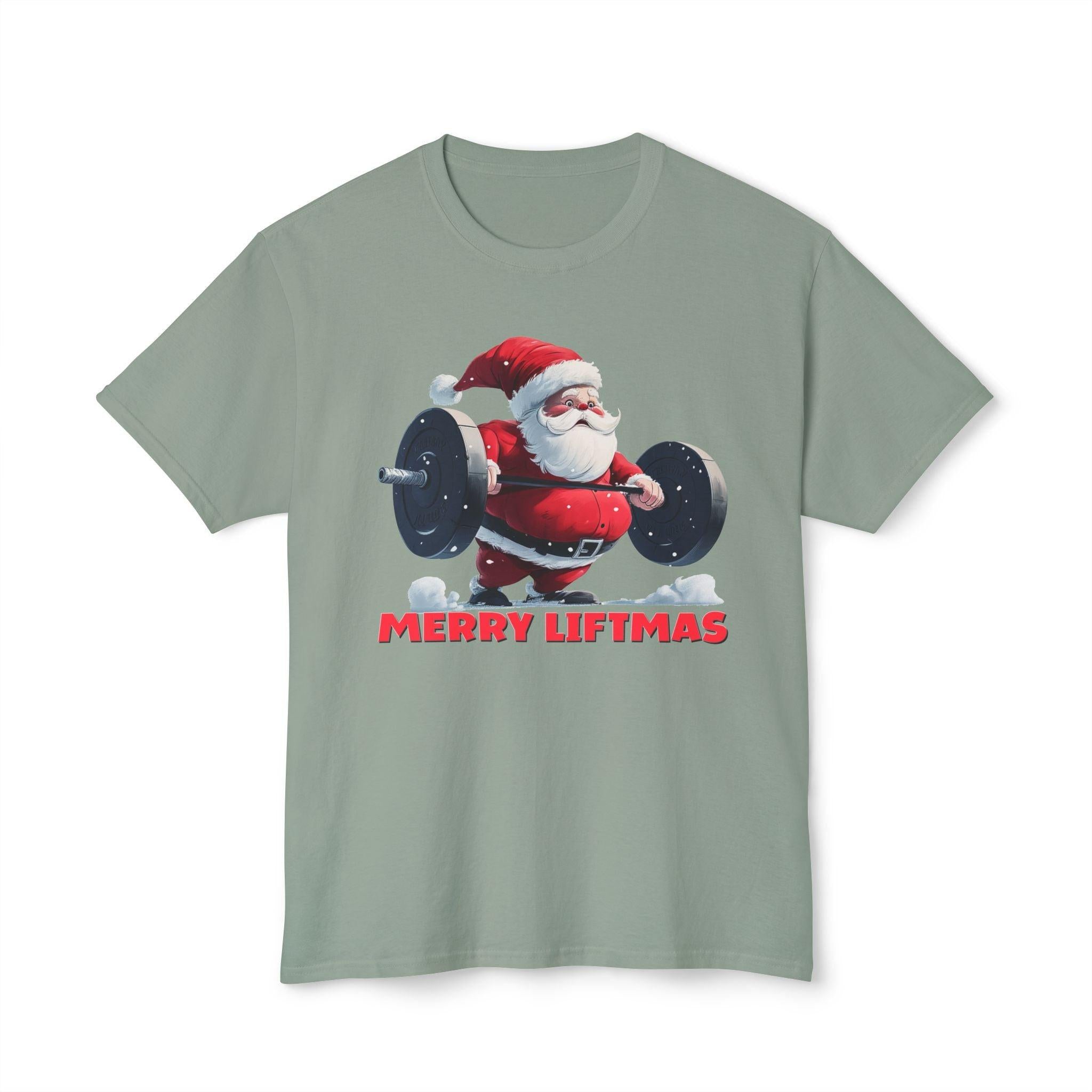 Christmas Liftmas Santa T-Shirt