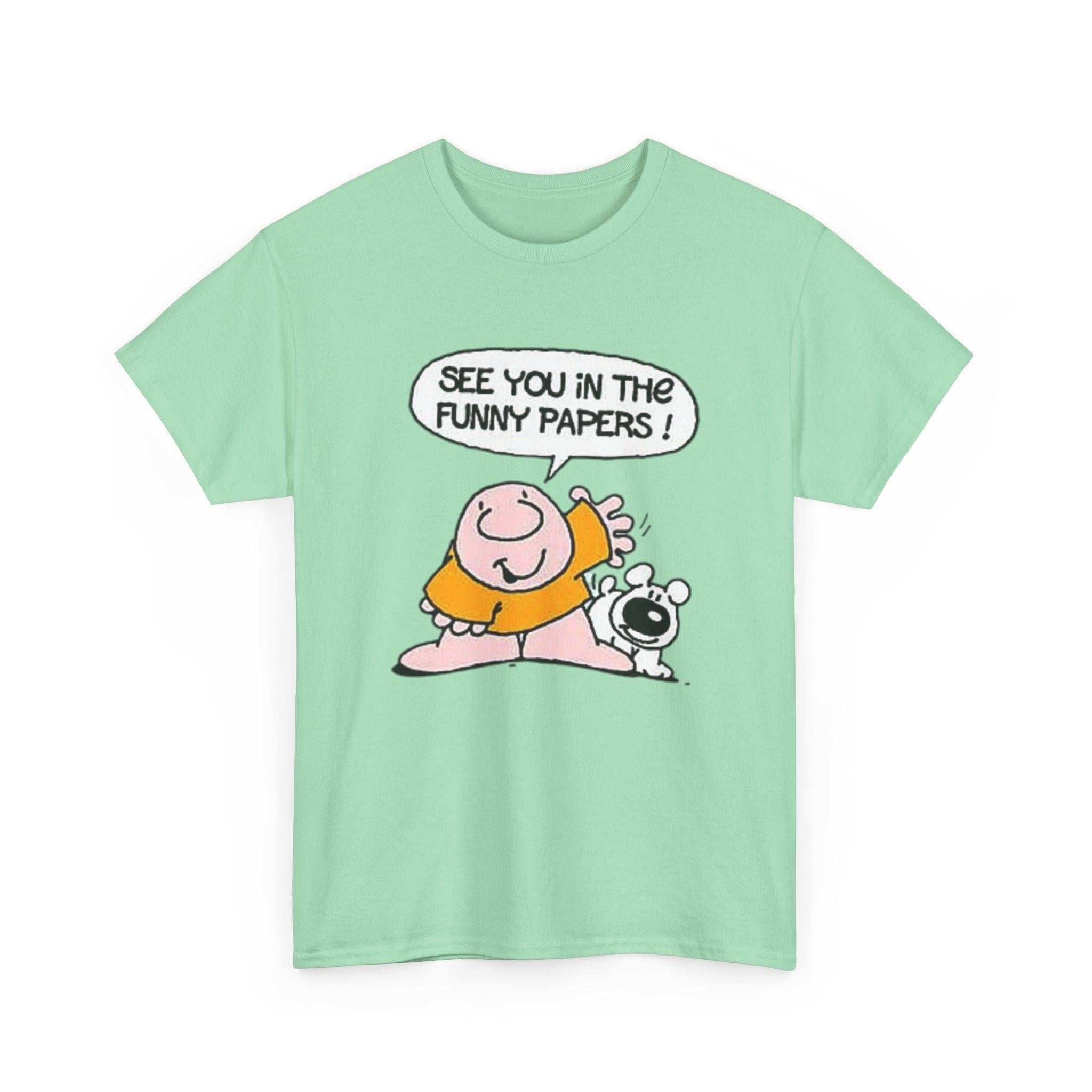 Ziggy Cartoon Unisex Tee, Comic Strip Graphic Shirt, Funny Pages Nostalgia Top, Gift for Cartoon Lovers, Comic Character Tshirt, Newspaper