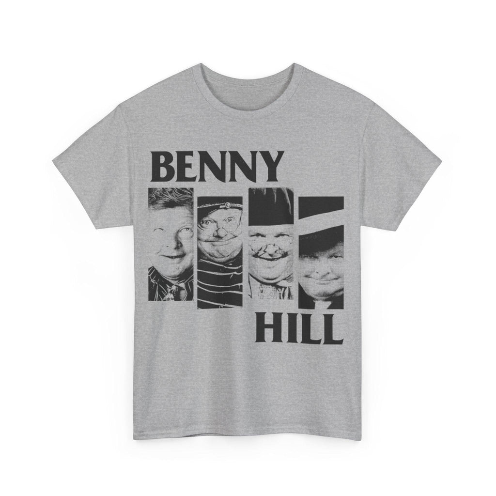 Benny Hill Unisex Tee, Funny Graphic T-Shirt, Vintage TV Show Shirt, Retro Comedy Gift, Classic British Comedian Top