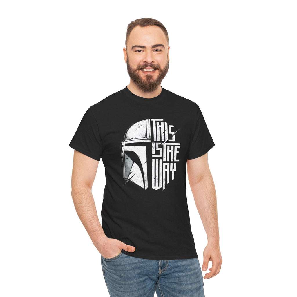 Mandalorian Tee, Star Wars Shirt, This is the Way T-Shirt, Geek Gift, Galaxy Far Far Away Clothing, Sci-Fi Apparel