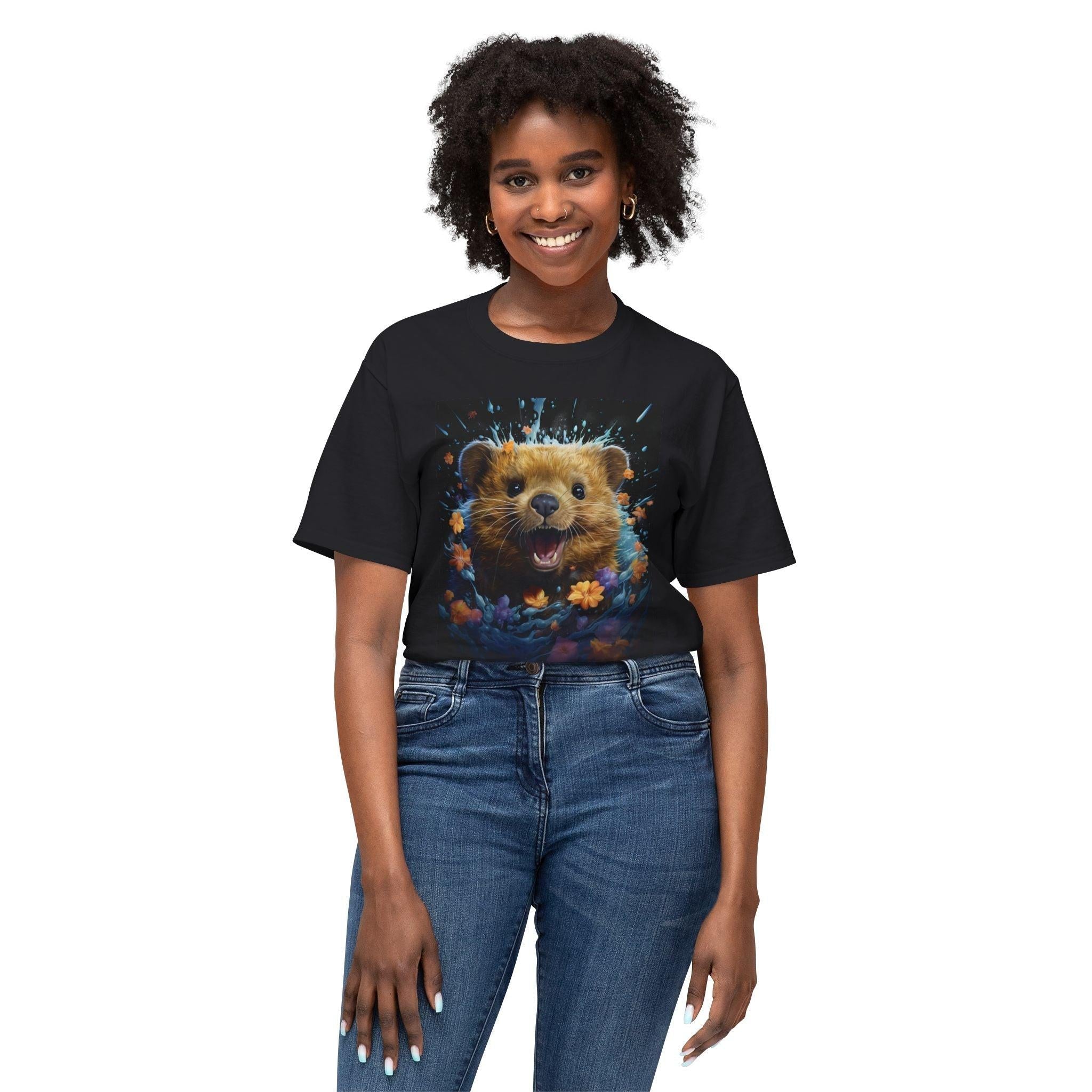 Quantum Quokka Popping  T-shirt