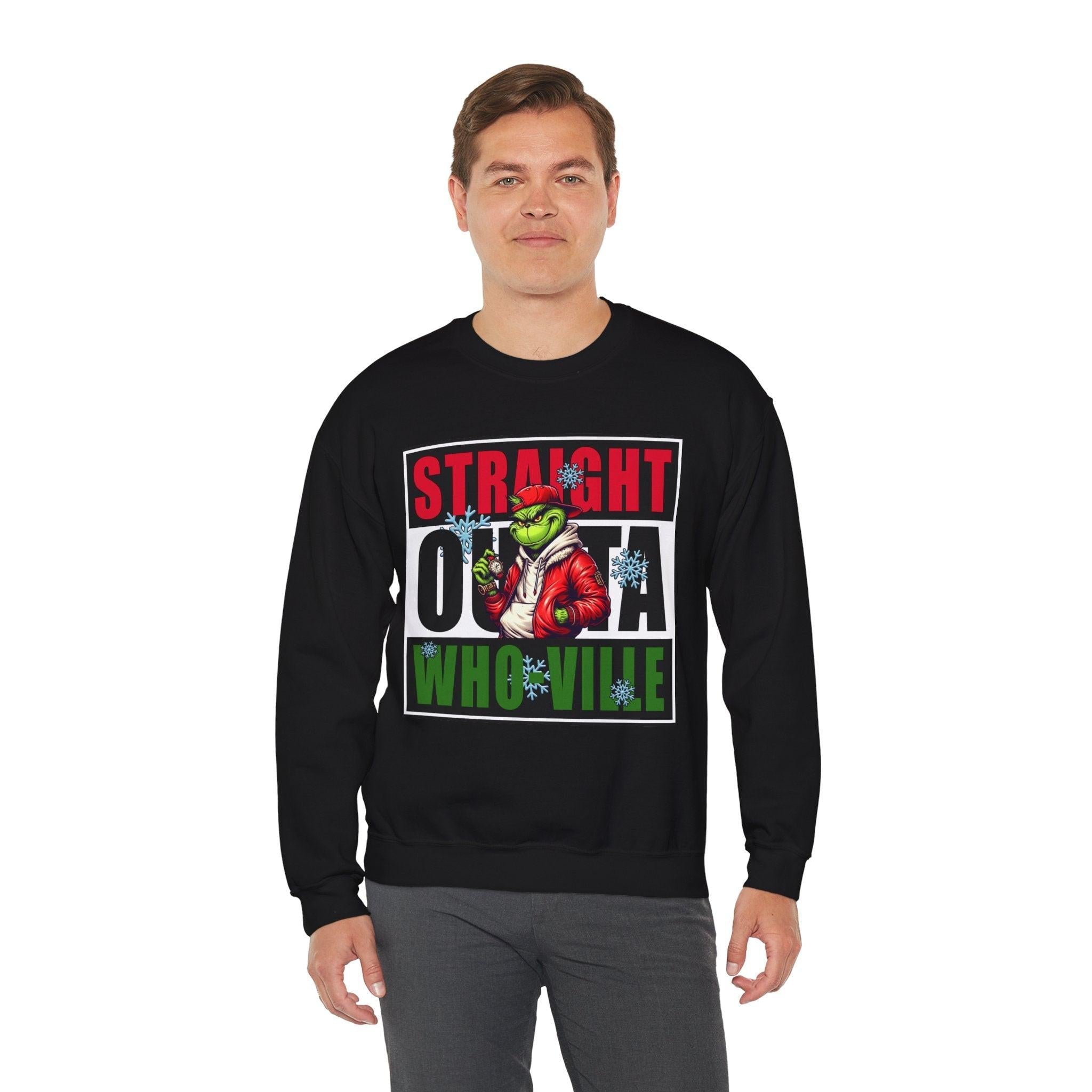 Grinch Straight Outta Whoville Sweatshirt