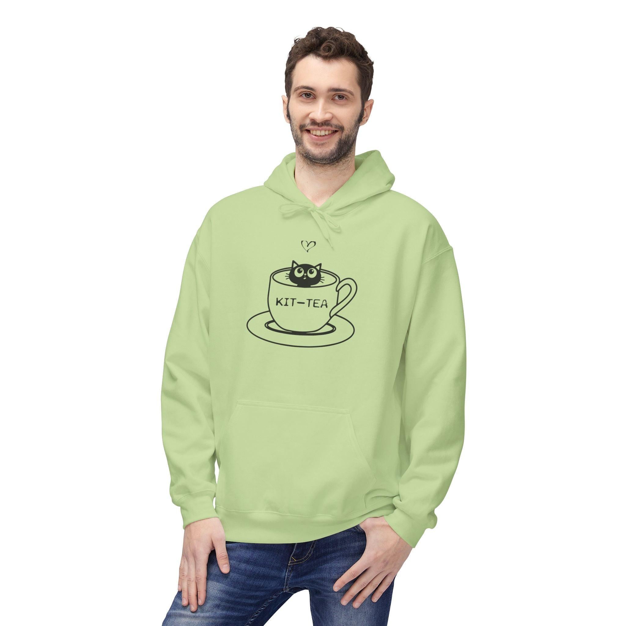 Cat Lover Soft Fleece Hoodie, Cute Animal Graphic Sweatshirt, Pet Owner Gift,