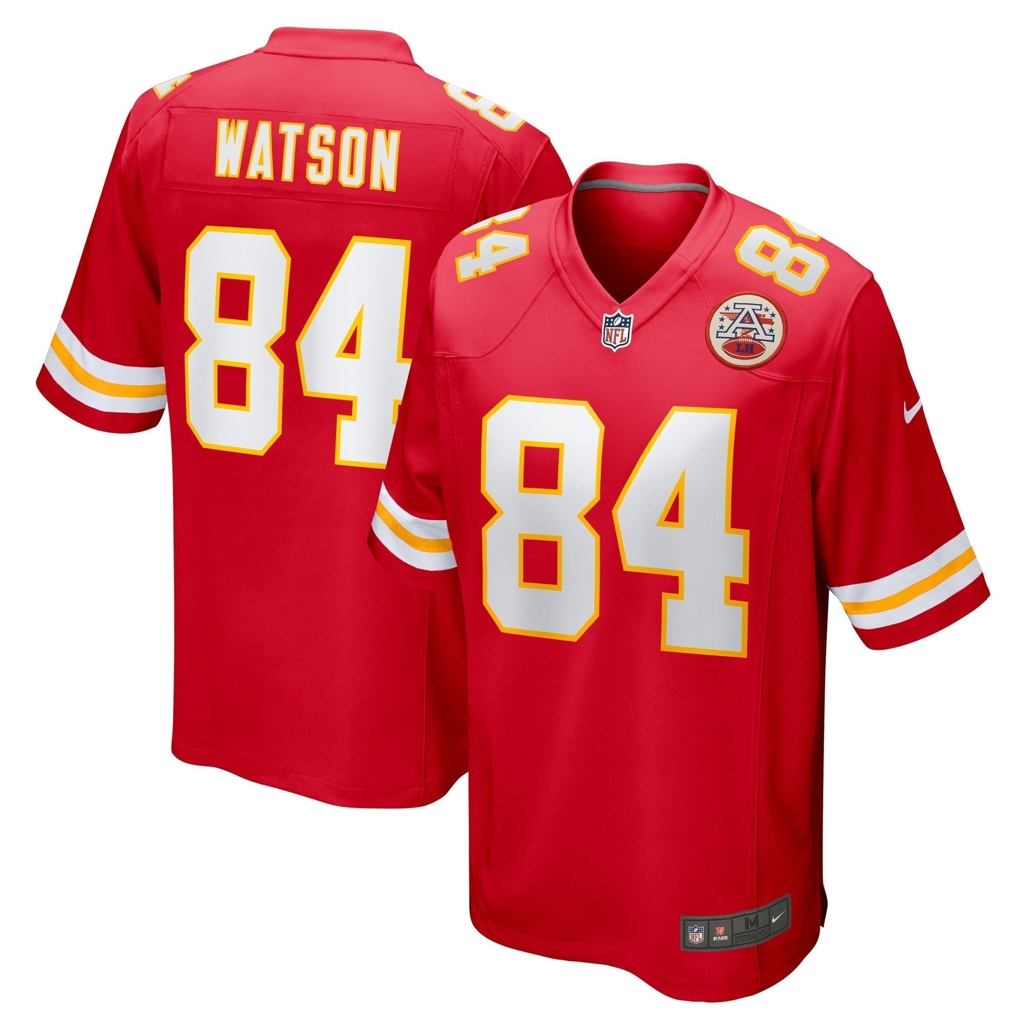 Justin Watson Kansas City Chiefs Nike Game   Jersey - Red