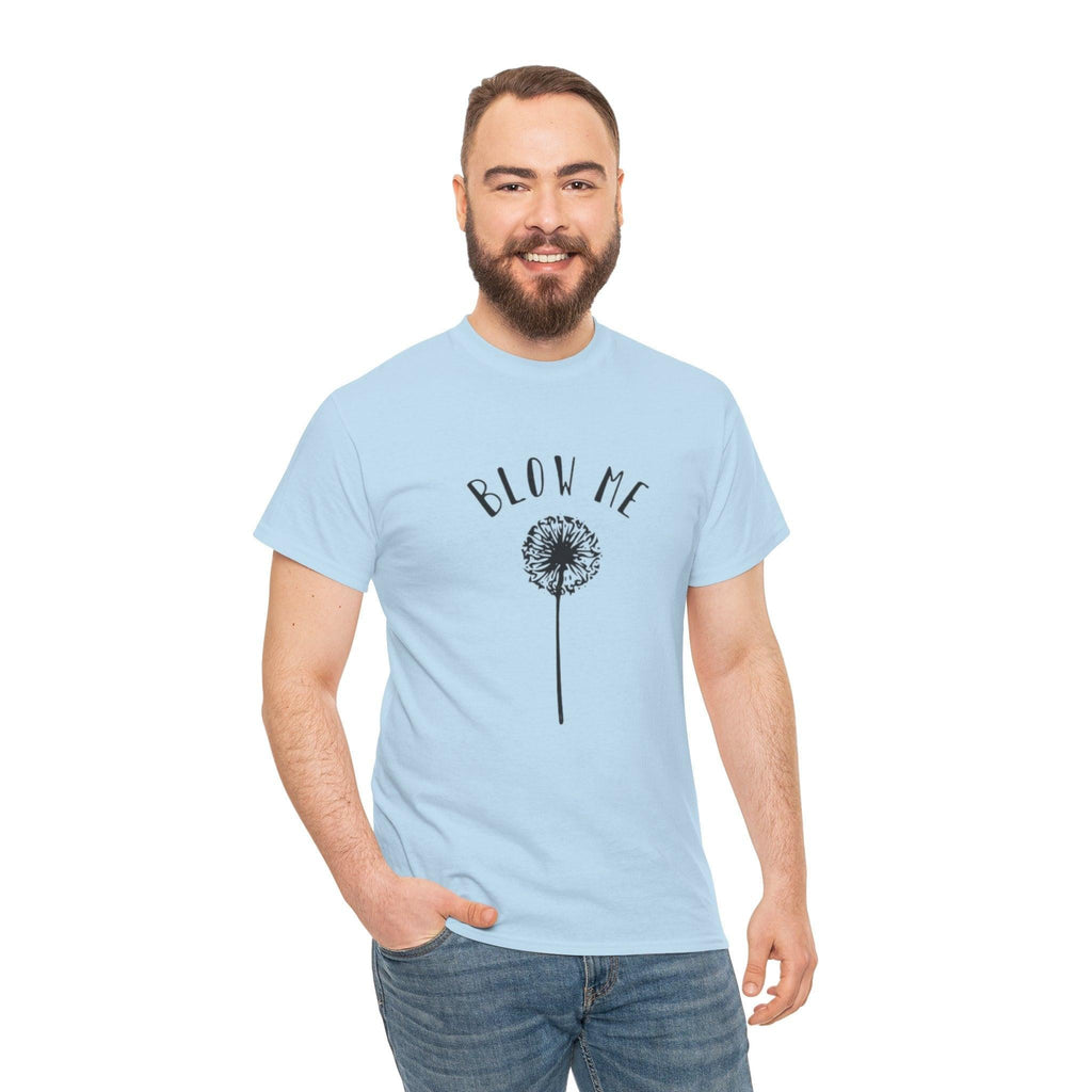 Dandelion Blow Me Tee, Unisex Graphic Shirt, Botanical Nature Top, Flower Lover Gift, Gardener T-Shirt, Floral Print Apparel