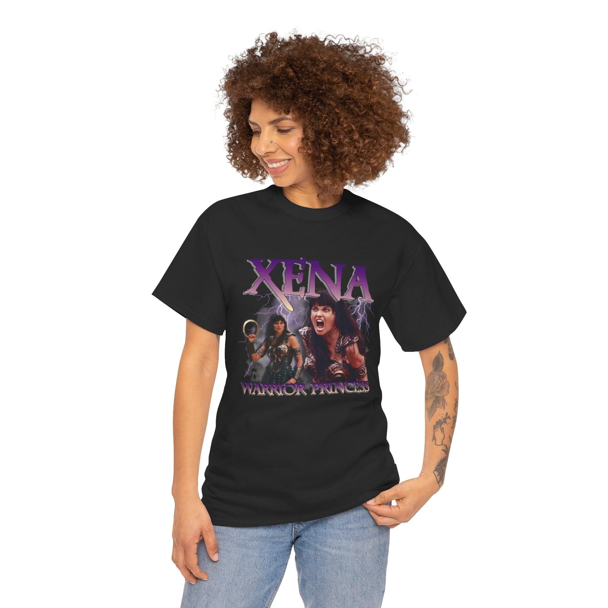 Xena Warrior Princess Unisex Tee, Hercules TV Show, Retro 90s Fan Shirt, Costume Cosplay, Graphic Novelty Top, Gift for Him or Her