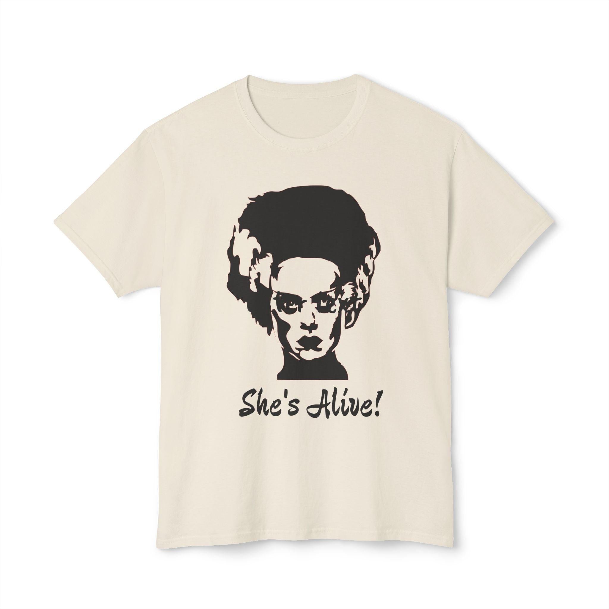 She's Alive! Inspired by Bride of Frankenstein T-shirt, Halloween Monster Shirt, Goth Tee, Horror Movie Fan Gift, Spooky Movie Shirt