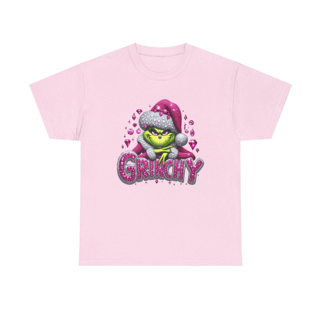 Pink Rhinestone Grinch Tee