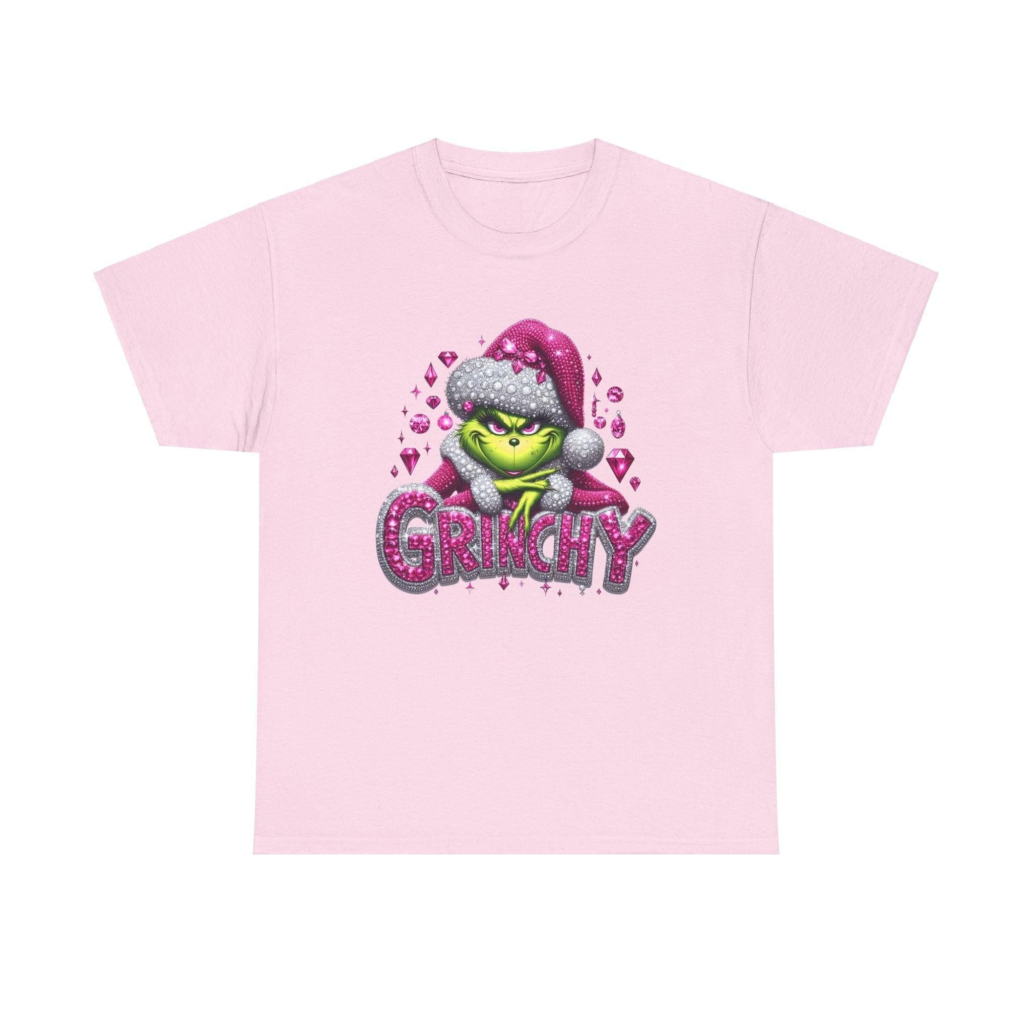 Pink Rhinestone Grinch Tee