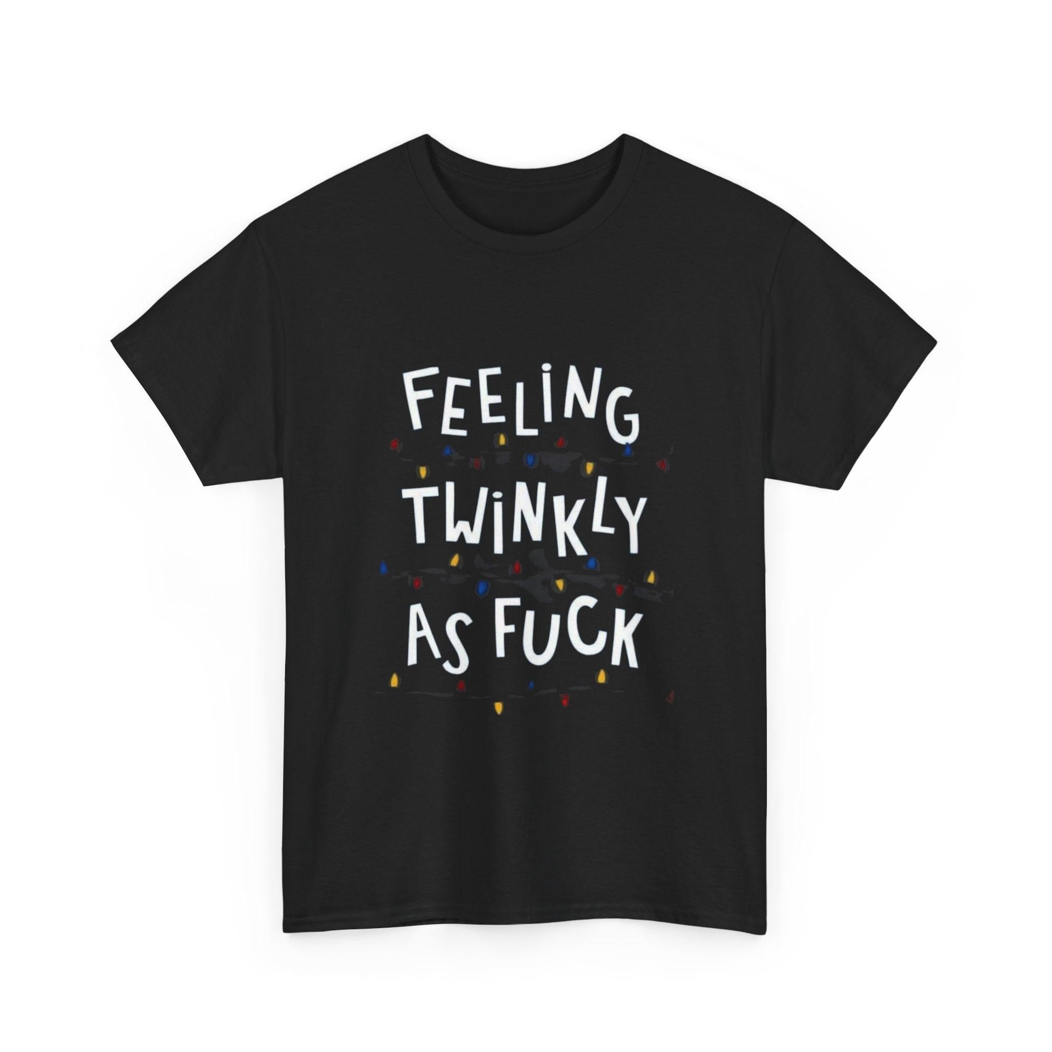 Feeling Twinkly Unisex Tee - Fun Graphic Cotton T-Shirt for Parties, Casual Wear, Gifts, Celebrations, Humor Apparel