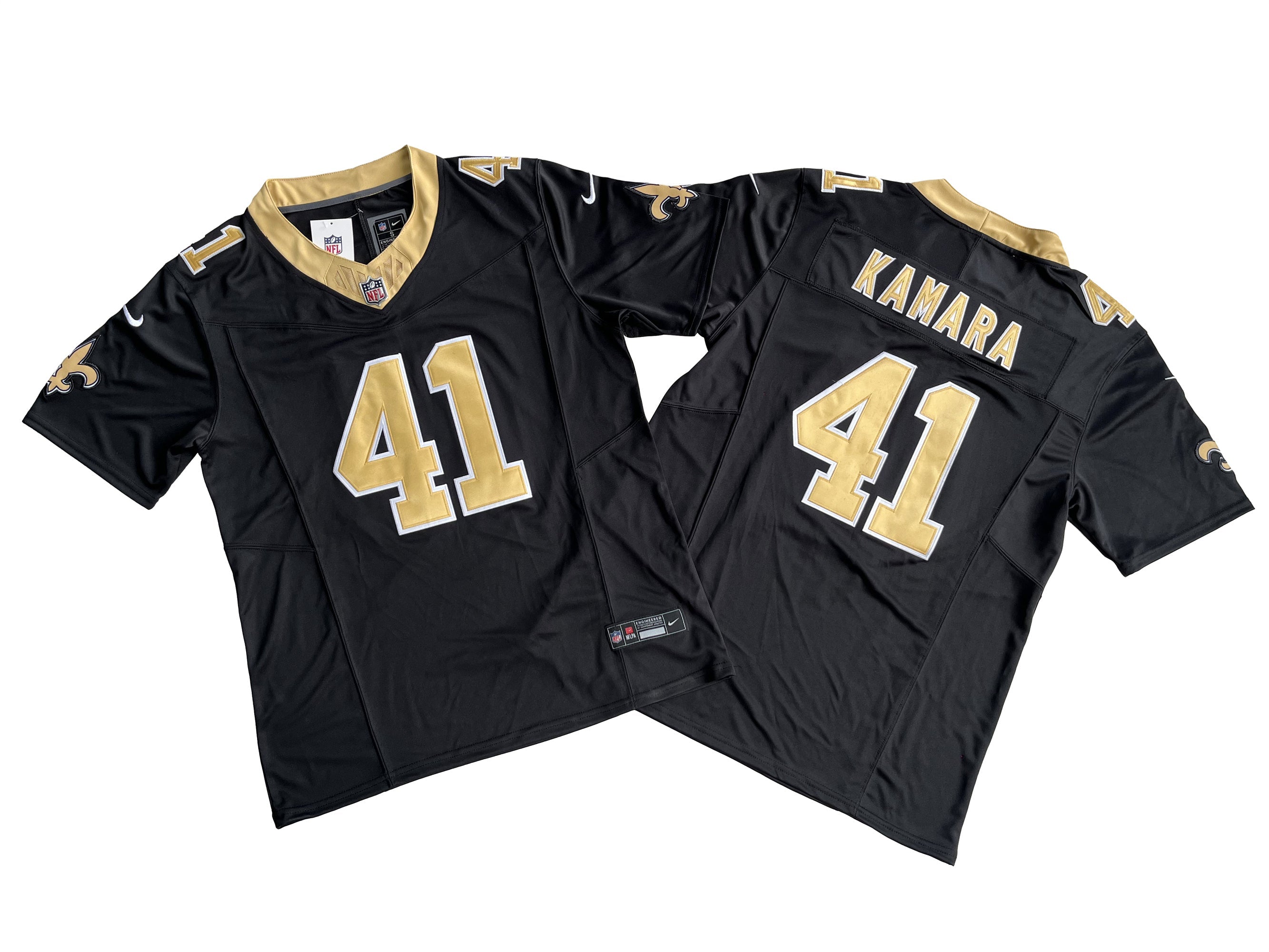 Kamara #41  New Orleans Saints Nike Game Jersey - Black