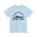 Prestige Worldwide 'Boats & Hoes' Unisex Heavy Cotton Tee, Funny Graphic Shirt, Beachwear, Gift for Him, Summer Casual Wear