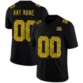 Custom1 Cincinnati Bengals Leopard Print Fashion Vapor Limited Jersey1 Black Stitched American Football Jerseys