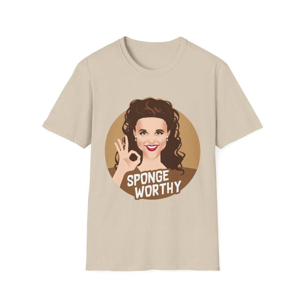 Sponge Worthy Unisex T-Shirt, Sponge Tee, Softstyle Shirt, Sponge Lover Gift, Funny Graphic Tee
