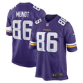Johnny Mundt Minnesota Vikings Nike Game   Jersey - Purple