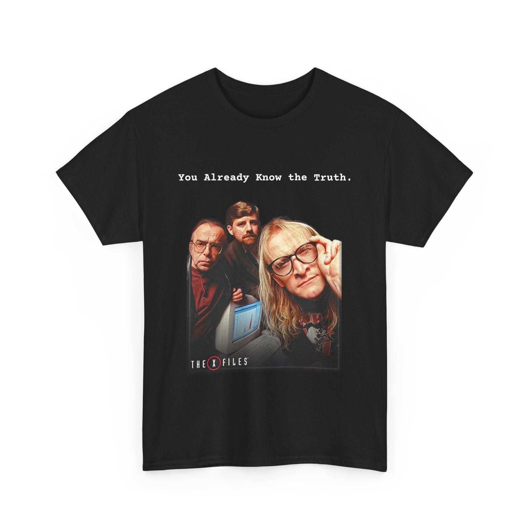 The Lone Gunmen X-Files Tee Shirt, Graphic Tee, Unisex Tshirt, Sci-Fi Gift, Geek Wear, Conspiracy Theory Clothing