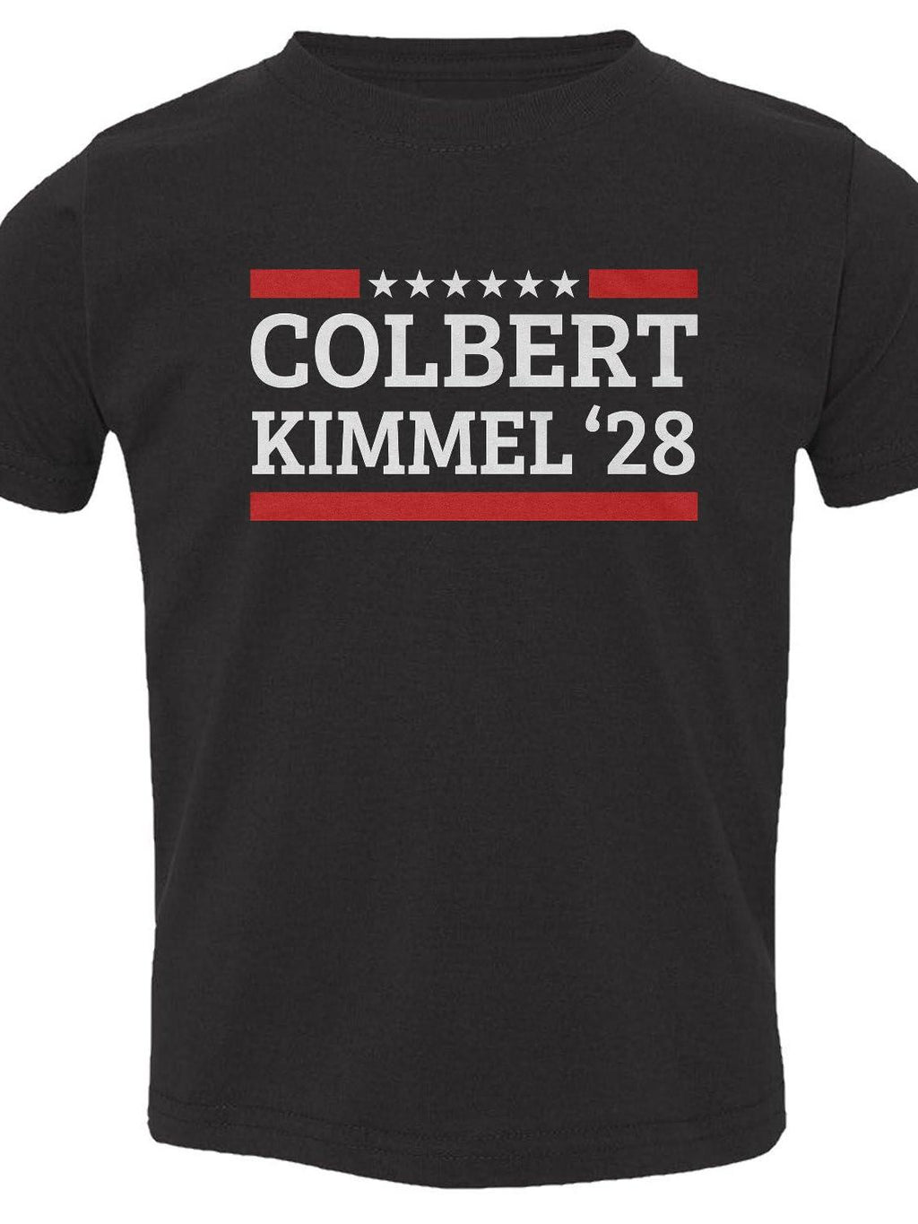 Colbert Kimmel 2028 Funny Election Style T-shirt Colbert Kimmel '28 220gsm Cotton Round Neck Short Sleeve Casual Henley Shirt Men T-shirt