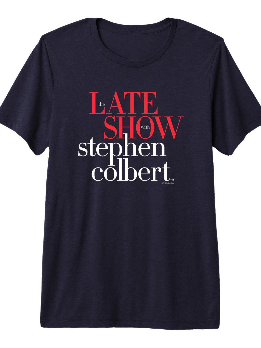 The Late Show With Stephen Colbert Premium Tri-blend T-shirt Colbert Kimmel '28 220gsm Cotton Round Neck Short Sleeve Casual Henley Shirt Men T-shirt