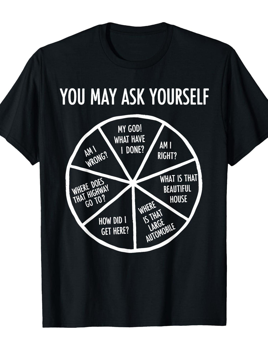 Cool 90s Shirt For Men, Funny You May Ask Yourself T-shirt You May Ask Yourself 220gsm Cotton Round Neck Short Sleeve Casual Henley Shirt Men T-shirt