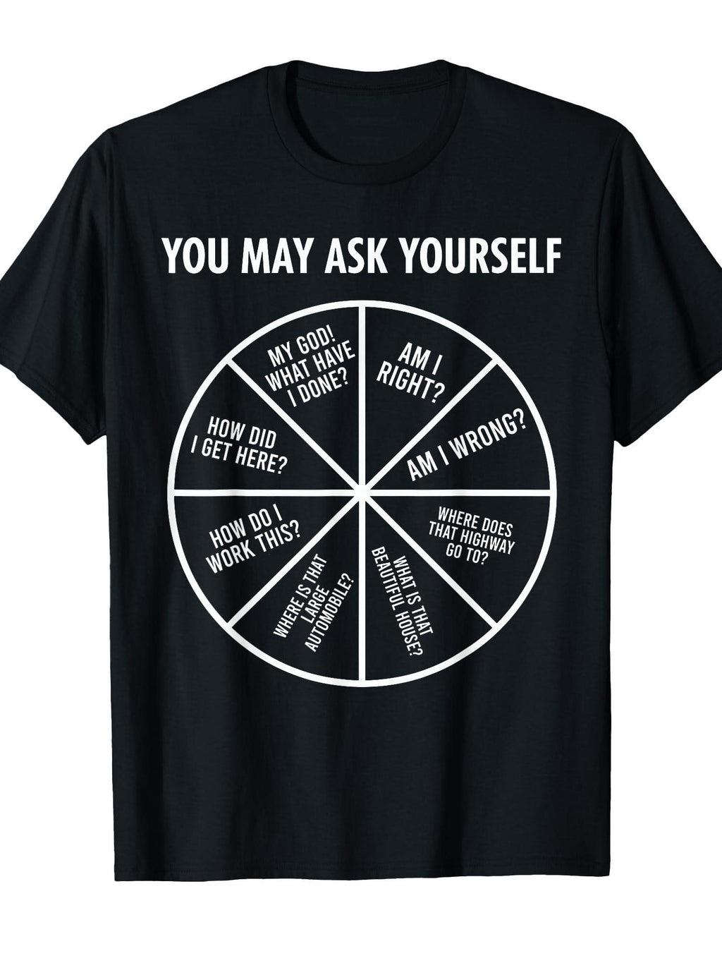 Retro 90s Shirt For Men, Funny You May Ask Yourself T-shirt You May Ask Yourself 220gsm Cotton Round Neck Short Sleeve Casual Henley Shirt Men T-shirt