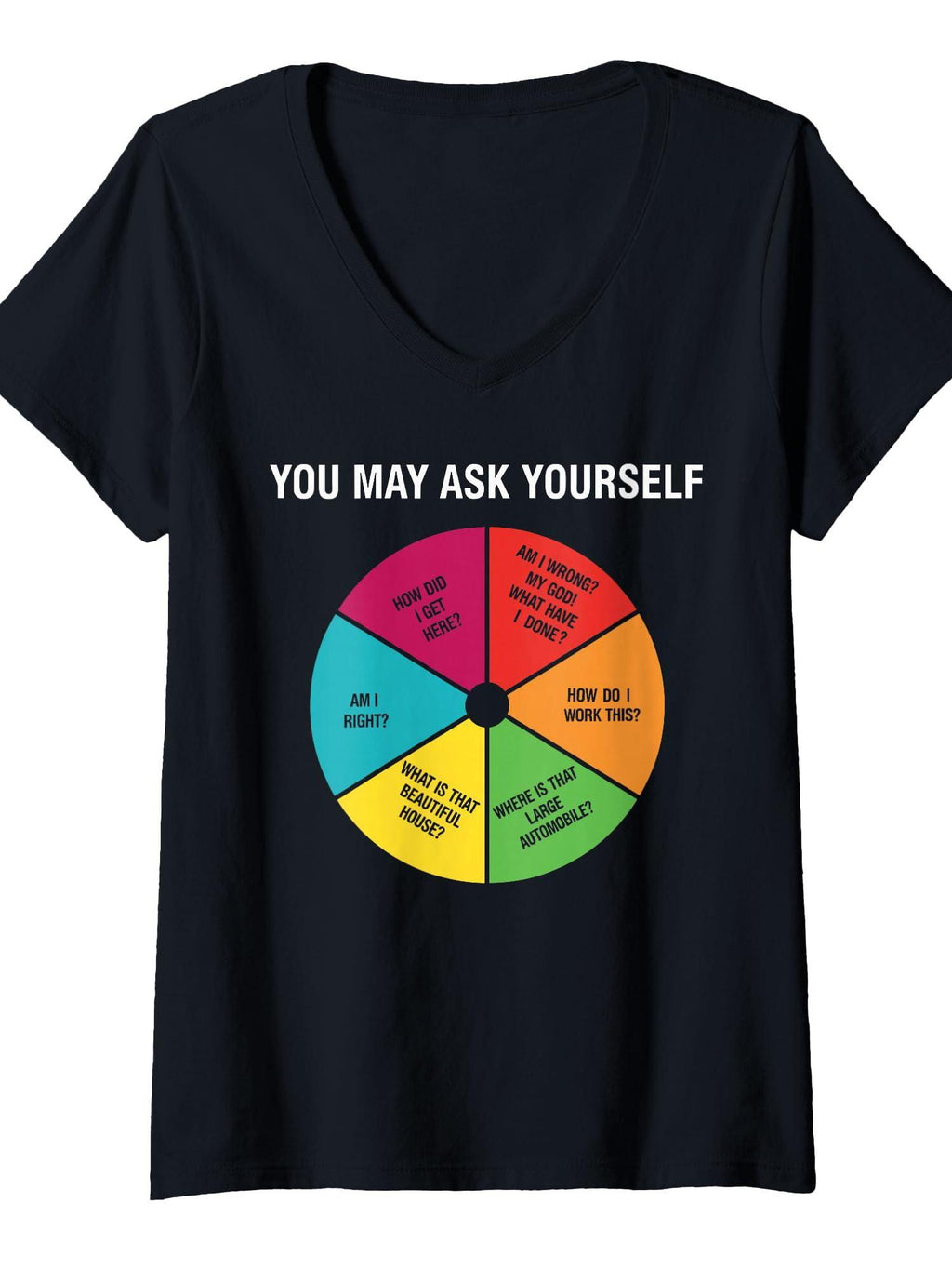Women's Cool 90s Shirt For Men, Retro You May Ask Yourself T-shirt You May Ask Yourself 220gsm Cotton Round Neck Short Sleeve Casual Henley Shirt Men T-shirt