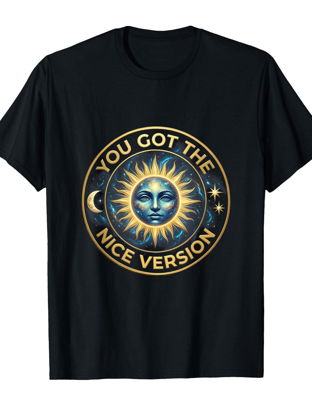 I Could Be Meaner You Got The Nice Version Tee T-shirt You May Ask Yourself 220gsm Cotton Round Neck Short Sleeve Casual Henley Shirt Men T-shirt