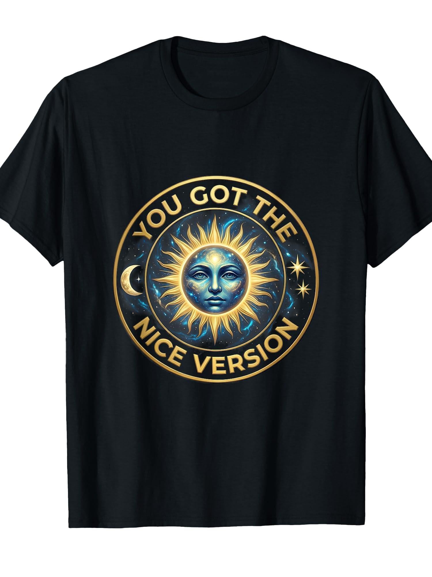 I Could Be Meaner You Got The Nice Version Tee T-shirt You May Ask Yourself 220gsm Cotton Round Neck Short Sleeve Casual Henley Shirt Men T-shirt
