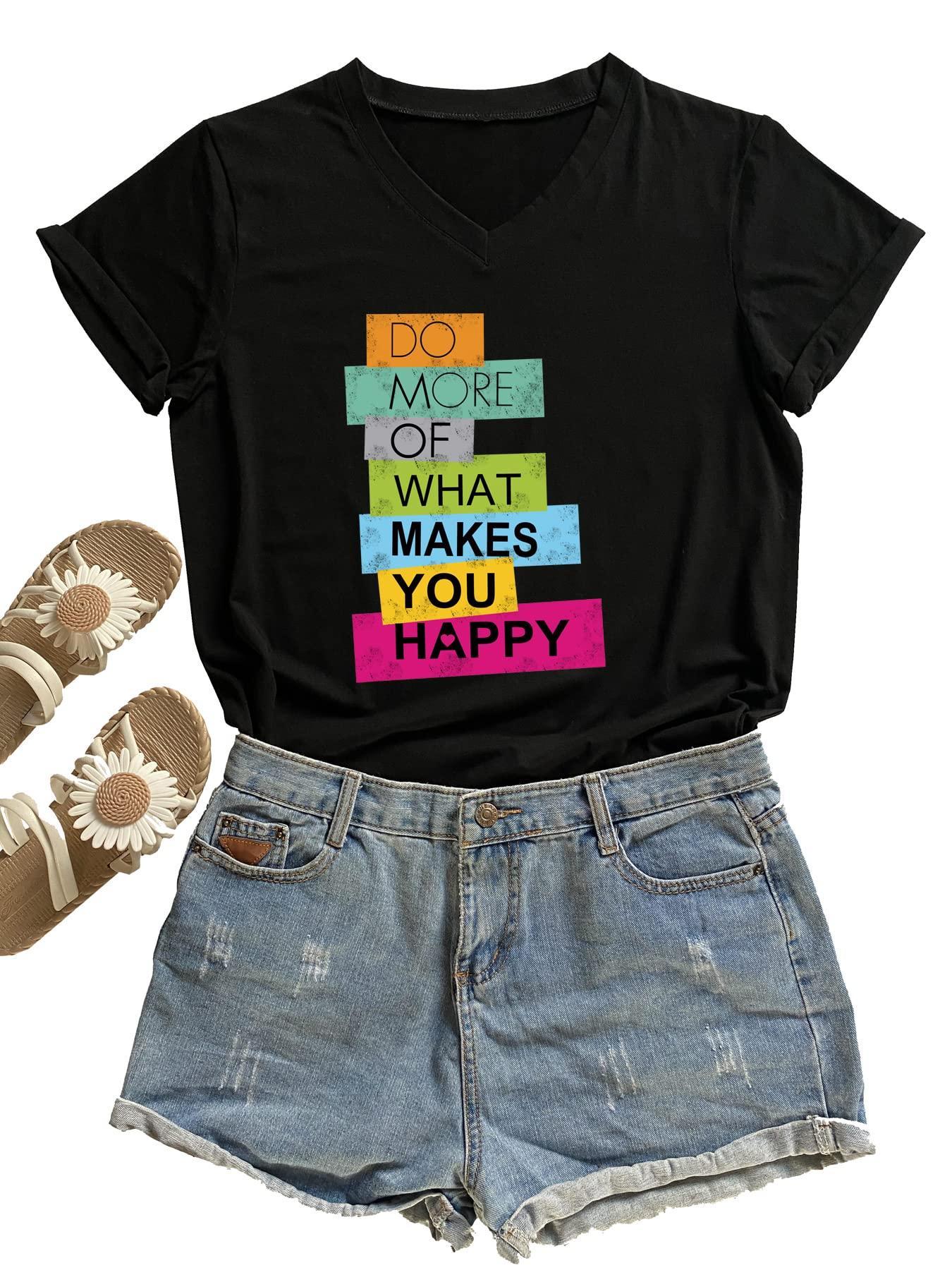 Danvouy Women's Graphic Shirt Funny Short Sleeve Tops You May Ask Yourself 220gsm Cotton Round Neck Short Sleeve Casual Henley Shirt Men T-shirt