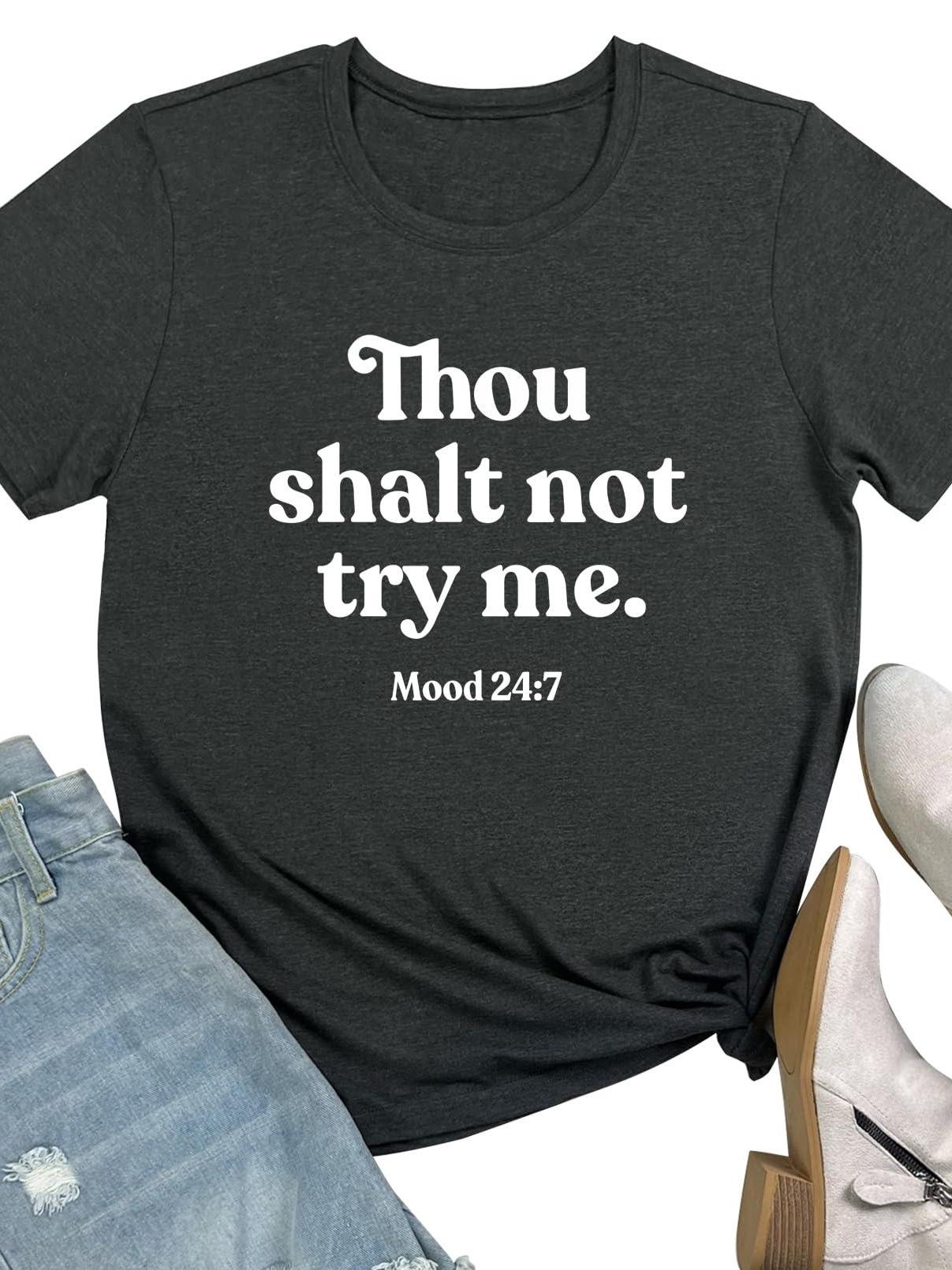 Blackmyth Women Crewneck Cute Funny T Shirts Graphic Tees You May Ask Yourself 220gsm Cotton Round Neck Short Sleeve Casual Henley Shirt Men T-shirt