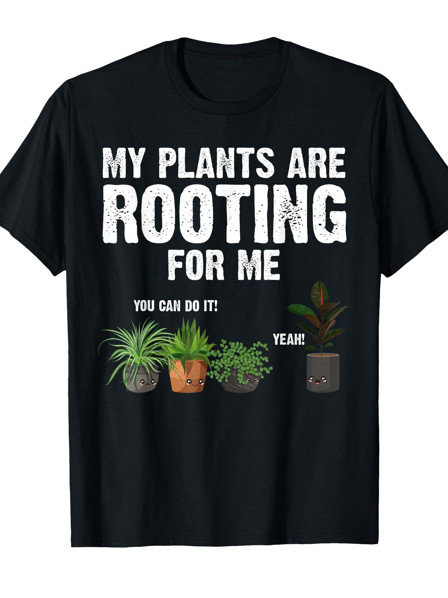 Funny Gardening Design For Men Women Gardener Plant Lover T-shirt Garden 220gsm Cotton Round Neck Short Sleeve Casual Henley Shirt Men T-shirt