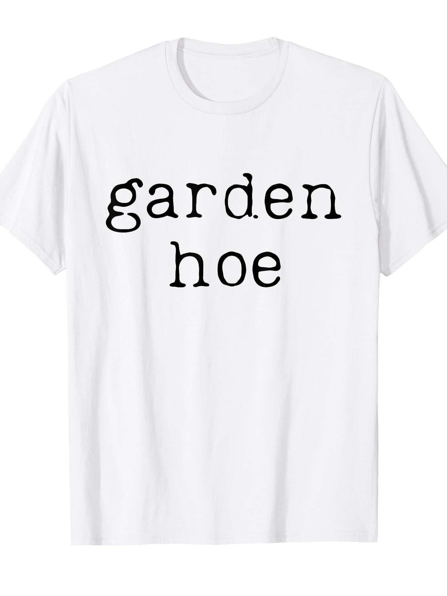 Funny Gardening Farming Shirt Farmer Garden Hoe T-shirt Garden 220gsm Cotton Round Neck Short Sleeve Casual Henley Shirt Men T-shirt