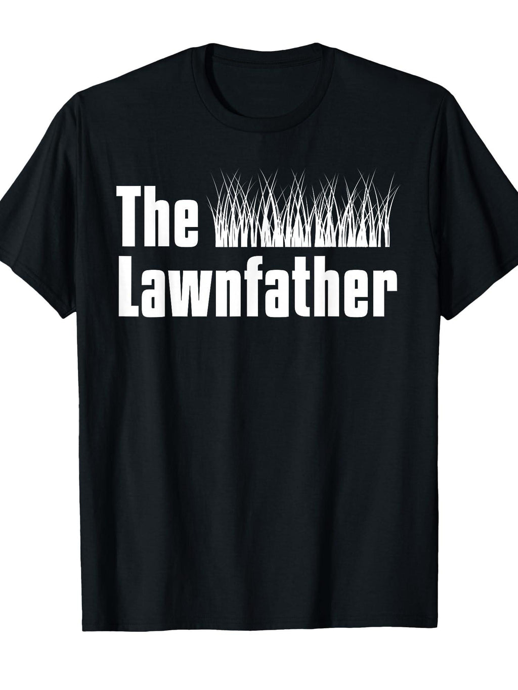 The Lawnfather Lawn Mowing Gardening Gardener Garden T-shirt Garden 220gsm Cotton Round Neck Short Sleeve Casual Henley Shirt Men T-shirt