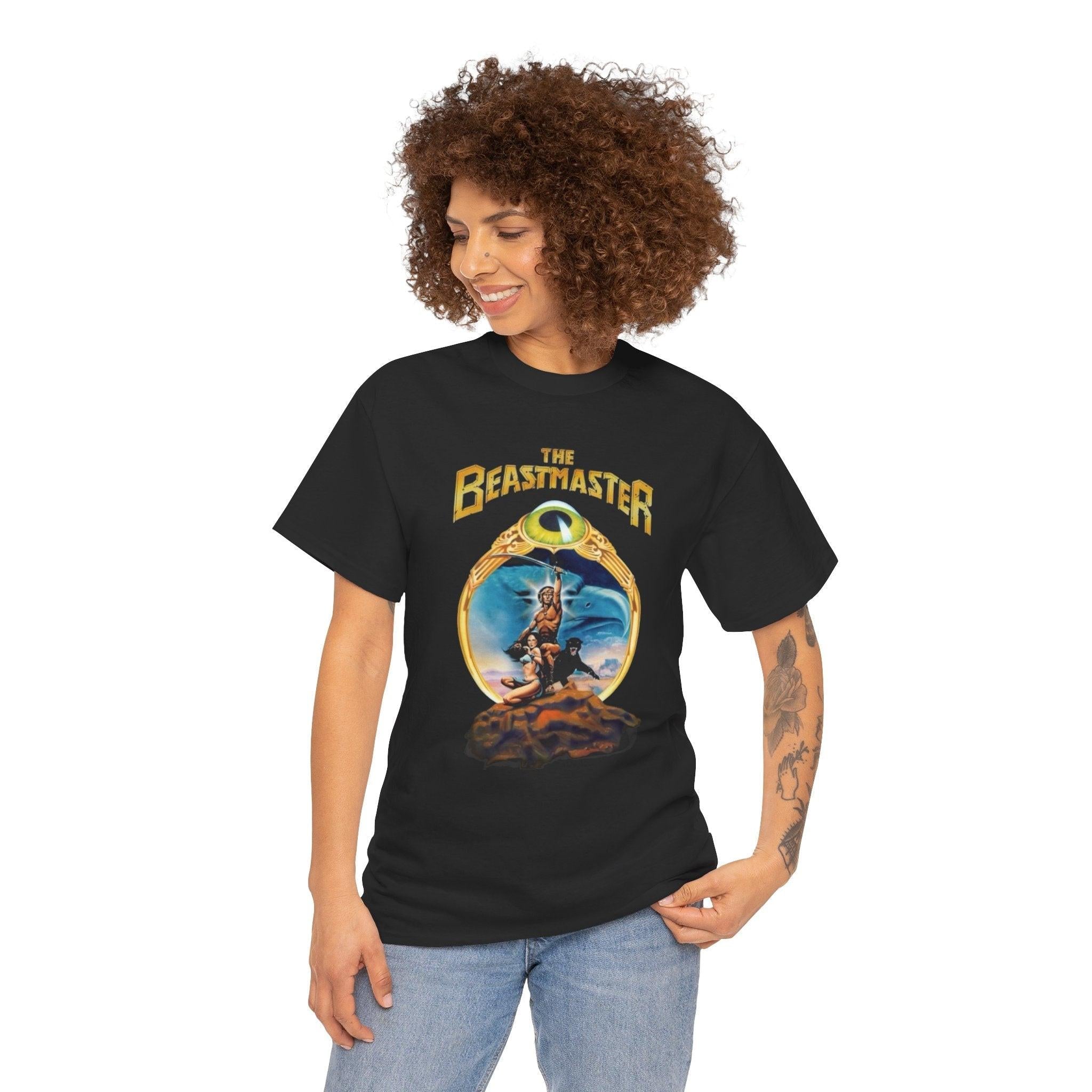 Beast Master Movie Unisex Heavy Cotton Tee, Classic Film Lover Gift, Vintage Graphic T-Shirt, Pop Culture Fan Shirt, Movie Buff Gift, Retro
