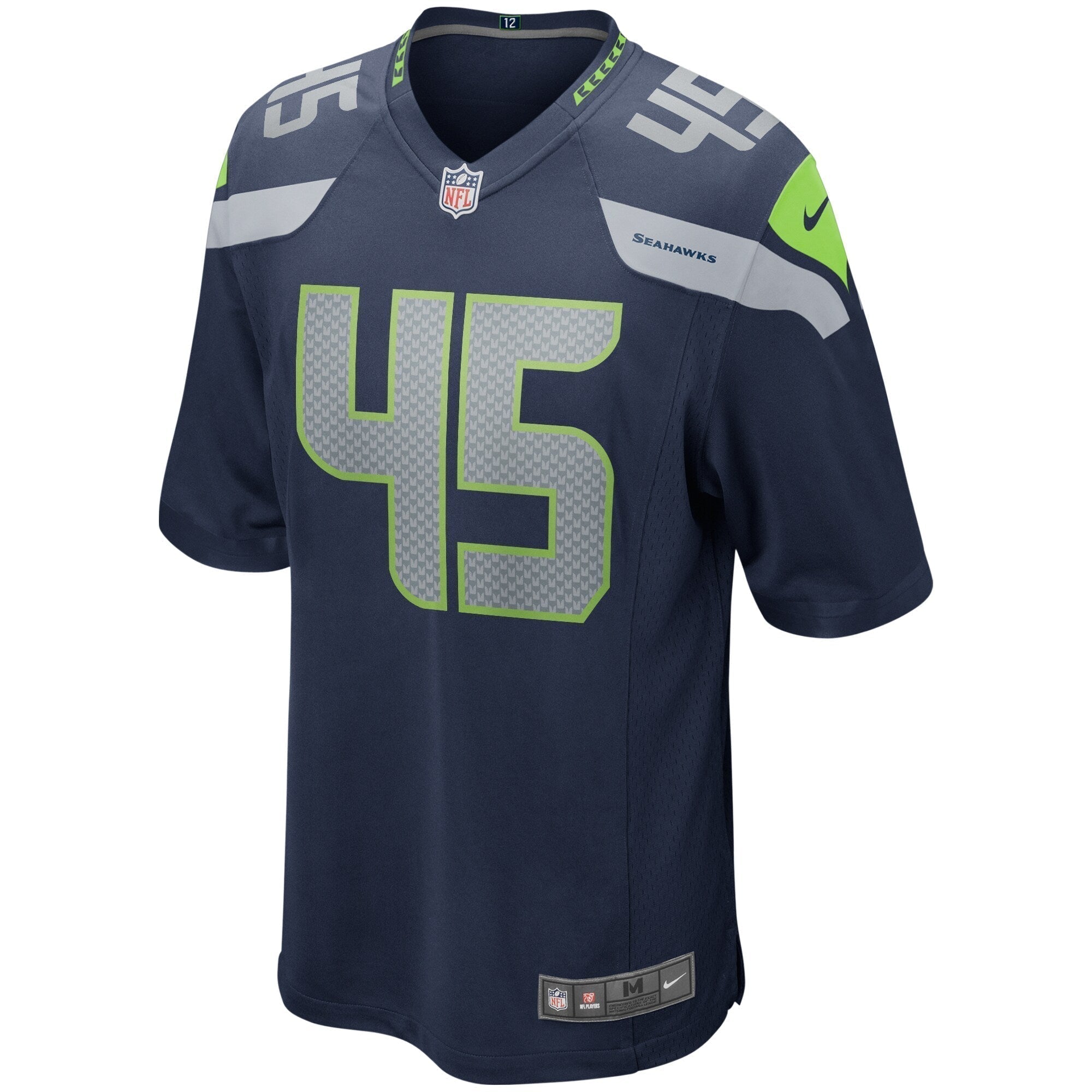 Kenny Easley Seattle Seahawks Nike Game Retired   Jersey - College Navy