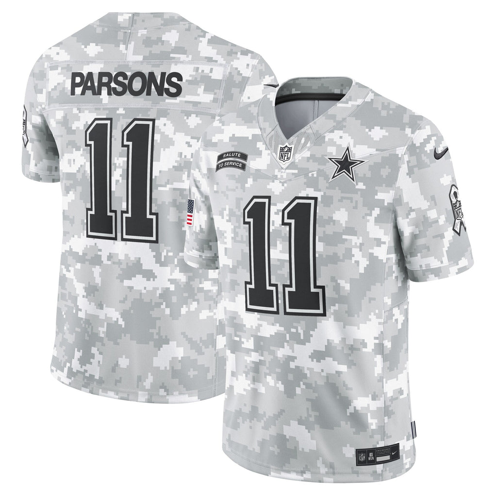 Micah Parsons Dallas Cowboys Nike 2024 Salute to Service Limited Jersey - Arctic Camo