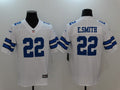 Men's Dallas Cowboys Emmitt Smith #22 White Custom1 Game Jersey1