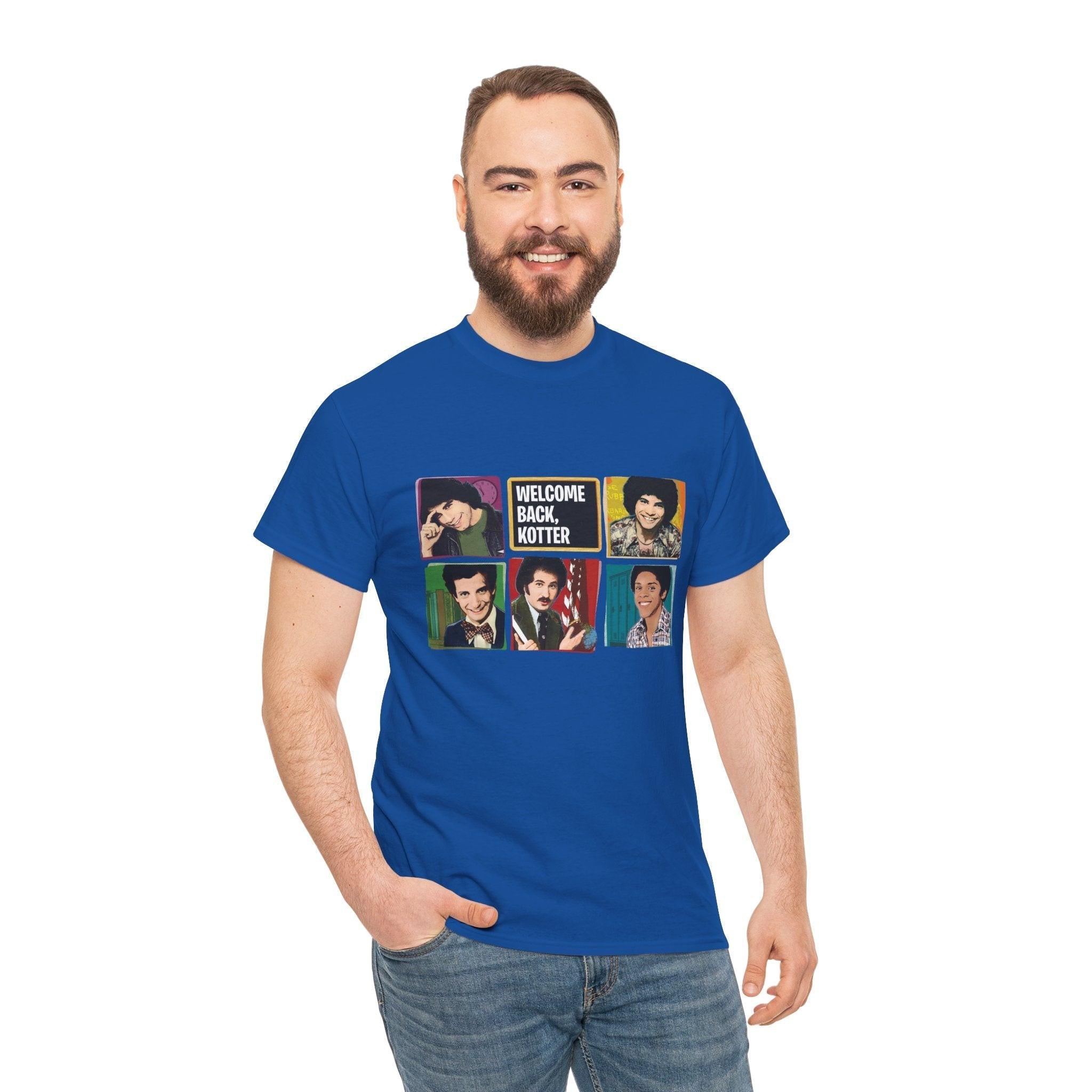 Welcome Back Kotter Unisex Tee Shirt, Classic TV Show Graphic Tee, Retro 70s Gift, Vintage Inspired T-Shirt, Back to School Shirt, Men Women
