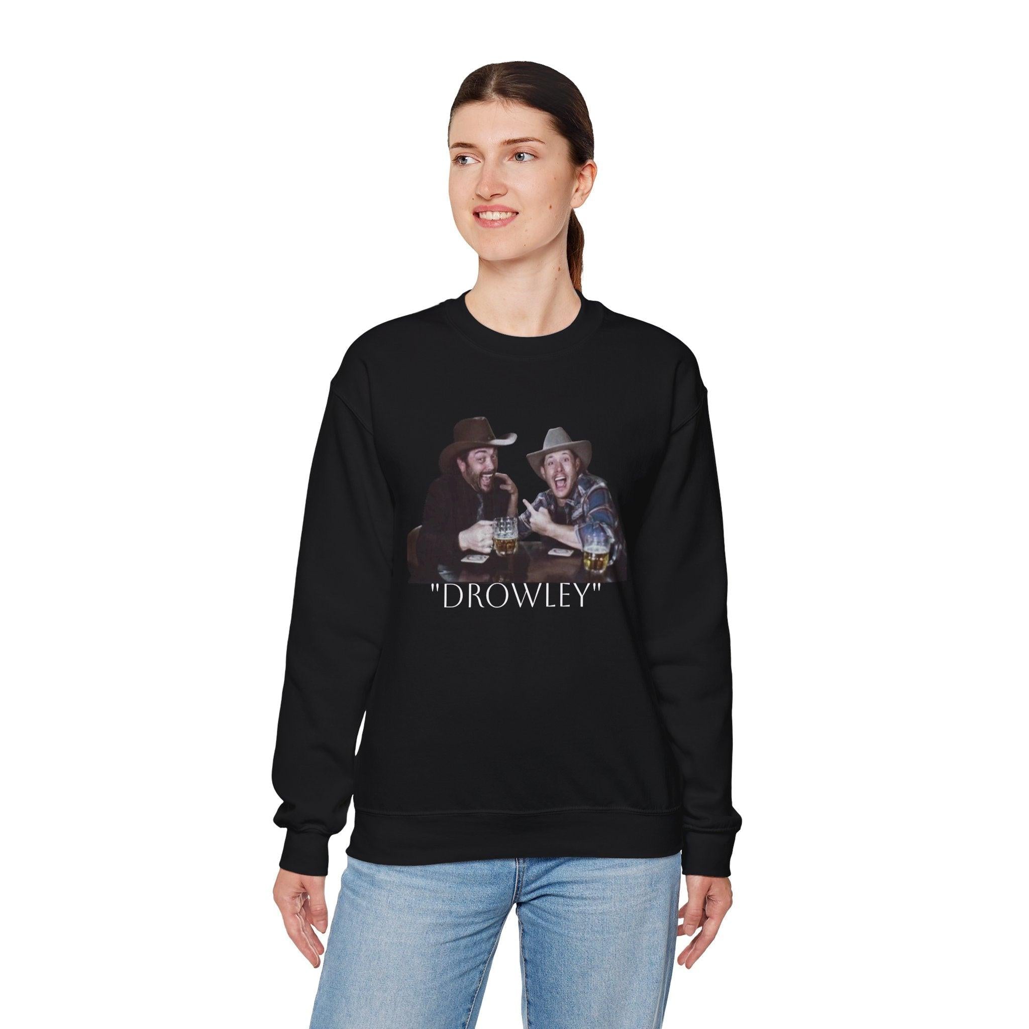 Supernatural Bromance Sweatshirt, Dean and Crowley Fan Apparel, TV Show, Unisex Jumper, Heavy Blend Pullover, Gift for Fans