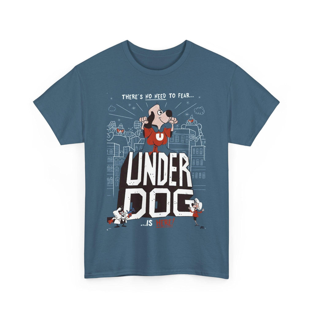Retro Underdog Graphic Tee, Unisex Cotton T-Shirt, Vintage Cartoon Shirt, Gift for Dog Lovers, Fun Casual Wear, Unique Graphic Tee