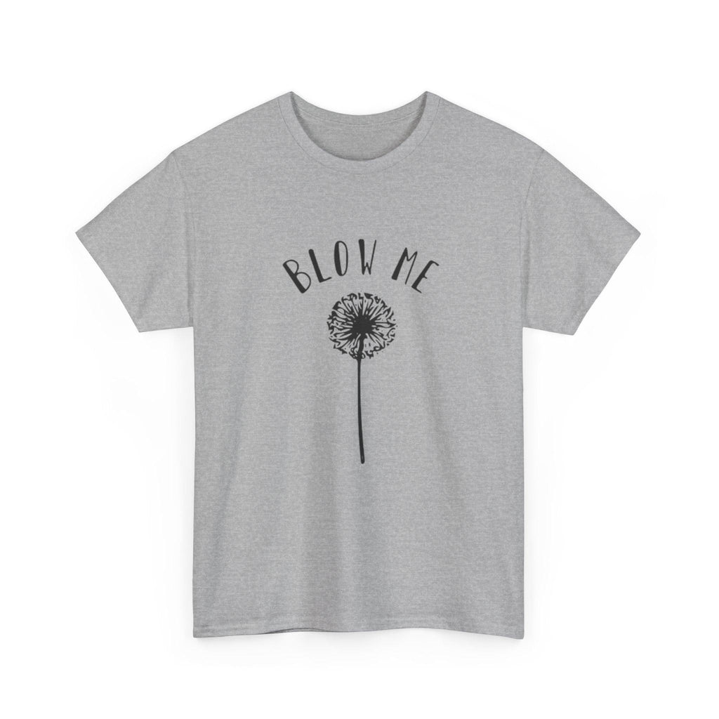 Dandelion Blow Me Tee, Unisex Graphic Shirt, Botanical Nature Top, Flower Lover Gift, Gardener T-Shirt, Floral Print Apparel